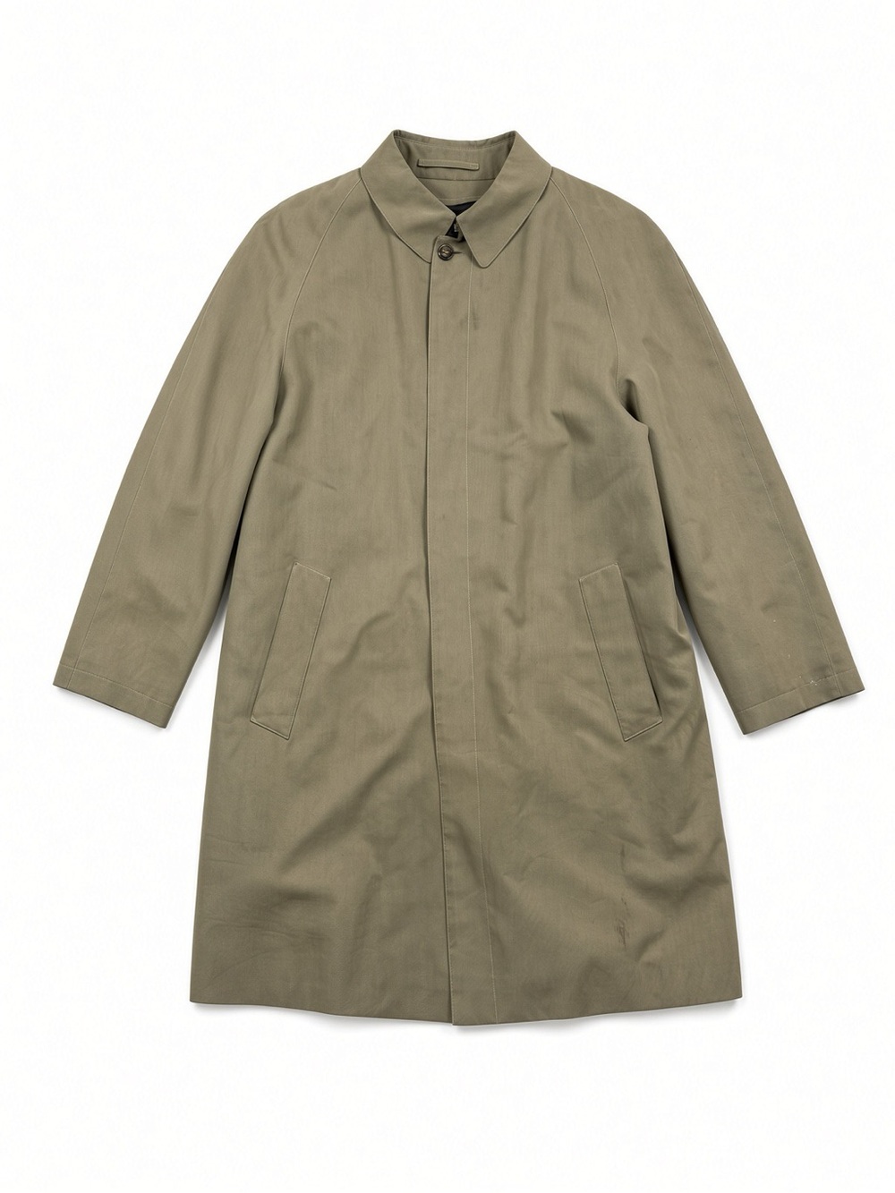 Vintage Burberry Mens Raincoat Mac Coat 42R(M-L) Nova Check Scotland Linin